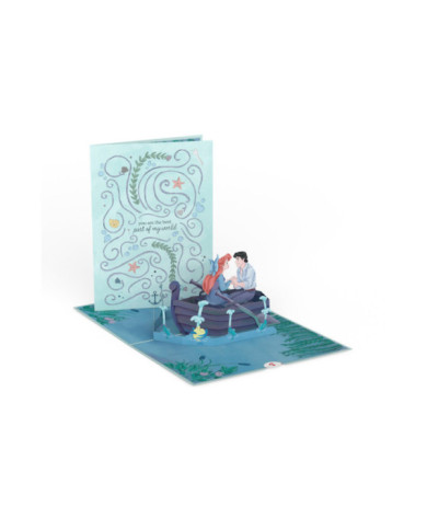 Carte popup Disney La Petite Sirène - Ariel & Prince Eric