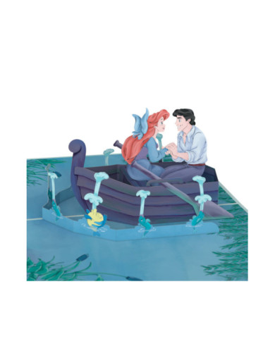 Carte popup Disney La Petite Sirène - Ariel & Prince Eric