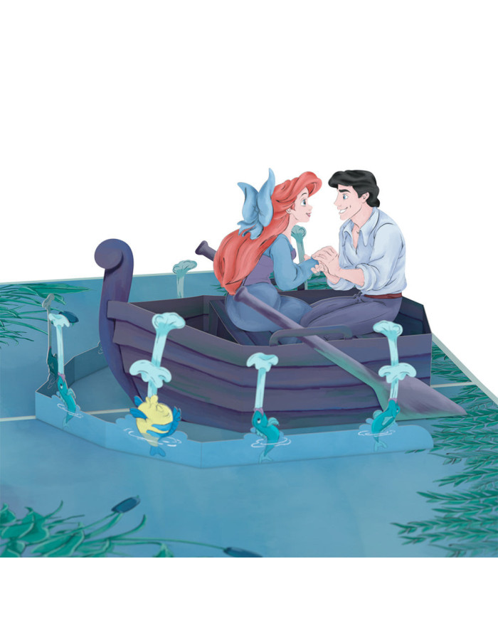 Carte popup Disney La Petite Sirène - Ariel & Prince Eric