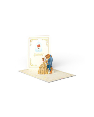 Carte popup Disney La Belle et la Bête - Enchanted Love
