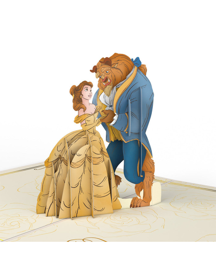 Carte popup Disney La Belle et la Bête - Enchanted Love