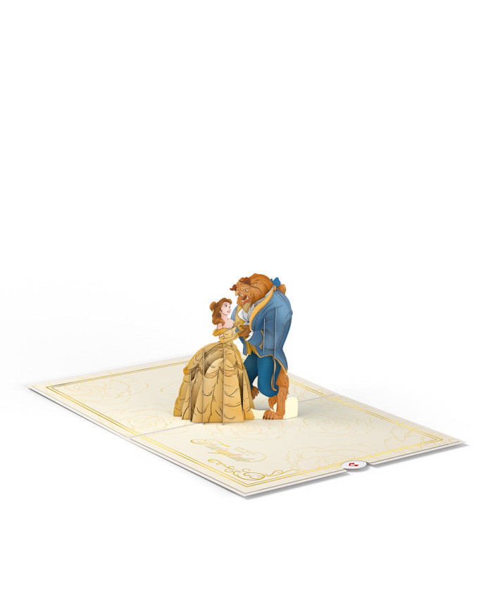 Carte popup Disney La Belle et la Bête - Enchanted Love