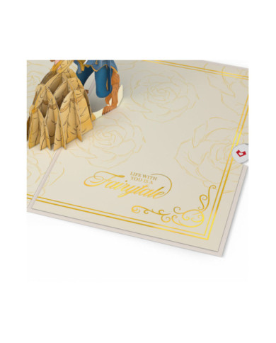 Carte popup Disney La Belle et la Bête - Enchanted Love