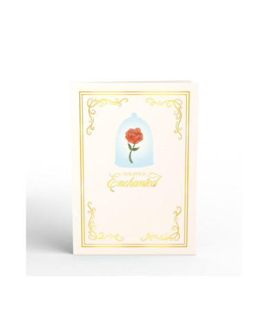 Carte popup Disney La Belle et la Bête - Enchanted Love