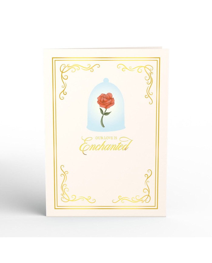 Carte popup Disney La Belle et la Bête - Enchanted Love