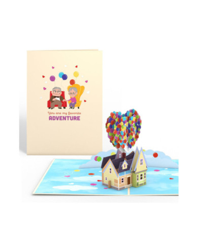 Carte popup Disney Là-Haut - My Greatest Adventure