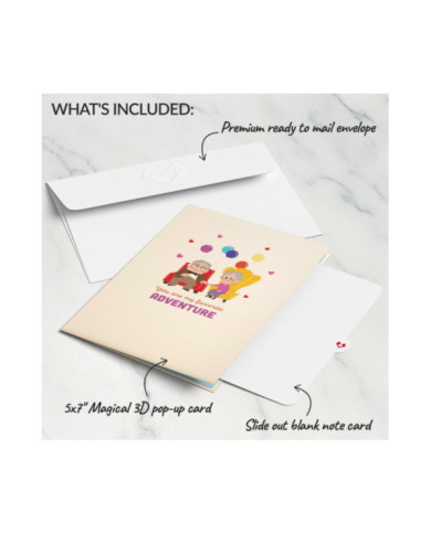 Carte popup Disney Là-Haut - My Greatest Adventure