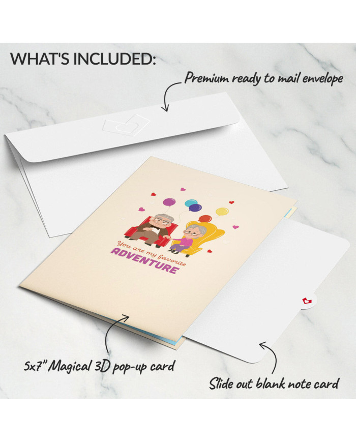 Carte popup Disney Là-Haut - My Greatest Adventure