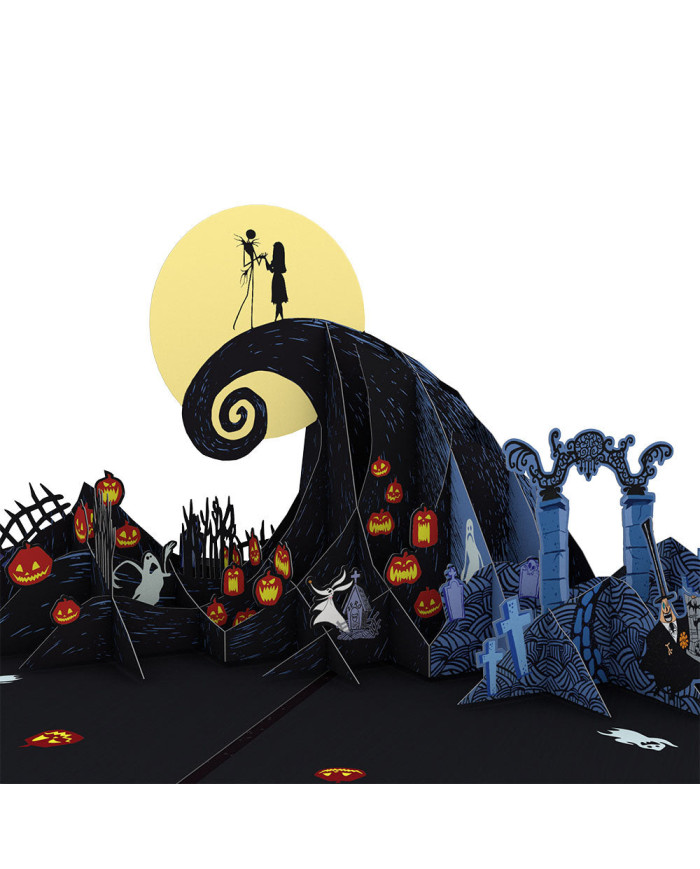 Carte popup Disney L'Etrange Noël de Mr Jack