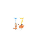 Set de 2 suspensions - Le Roi Lion - Timon & Pumba