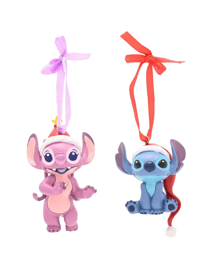Set de 2 suspensions - Stitch & Angel