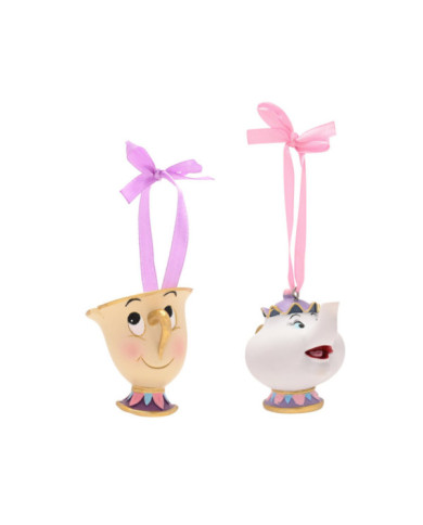 Set de 2 suspensions - La Belle et la Bête - Zip & Madame Samovar