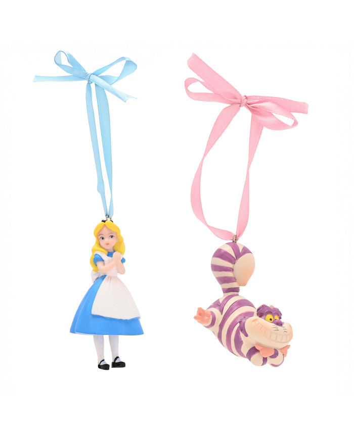 Set de 2 suspensions - Alice & Chat du Cheshire