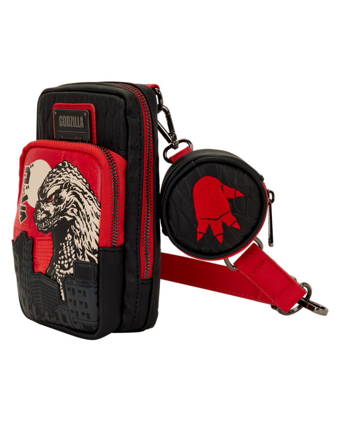 Sac à bandoulière Loungefly - Godzilla Cellphone