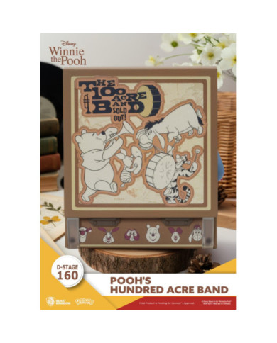 WINNIE L'OURSON - Pooh's Hundred Acre Band - Diorama D-Stage 12.3cm