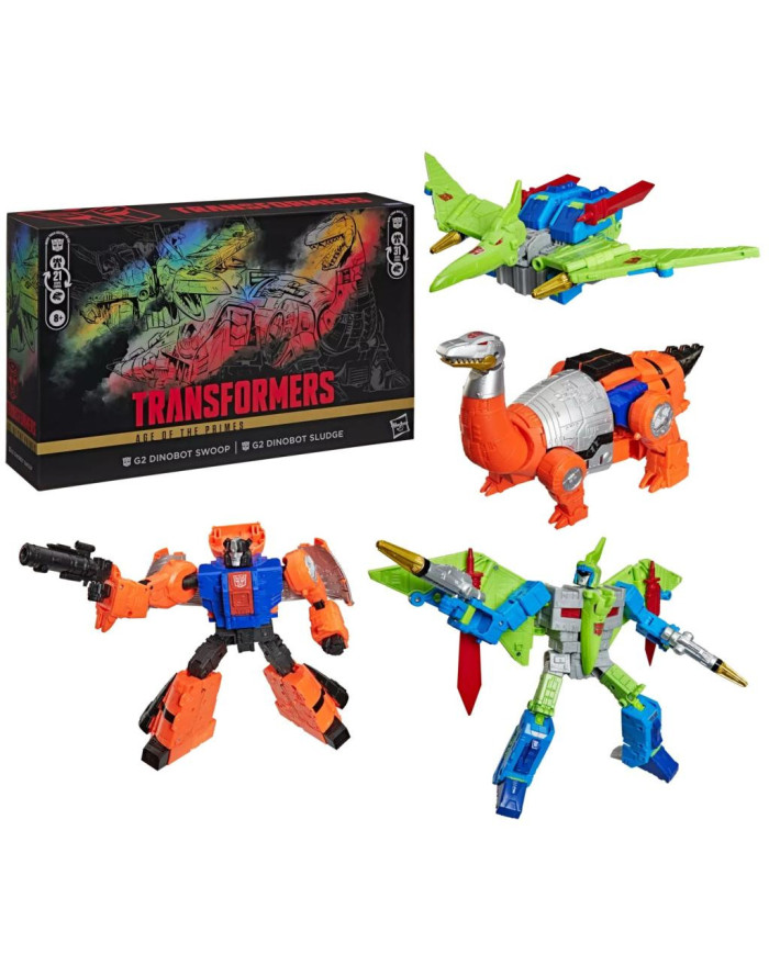 TRANSFORMERS - Dinobot Swoop & Sludge - Fig. Age of the Primes 21.5cm