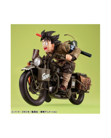 DRAGON BALL Z - Son Goku & Moto - Statuette Desktop Real McCoy 18cm