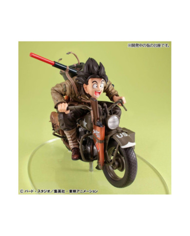 DRAGON BALL Z - Son Goku & Moto - Statuette Desktop Real McCoy 18cm