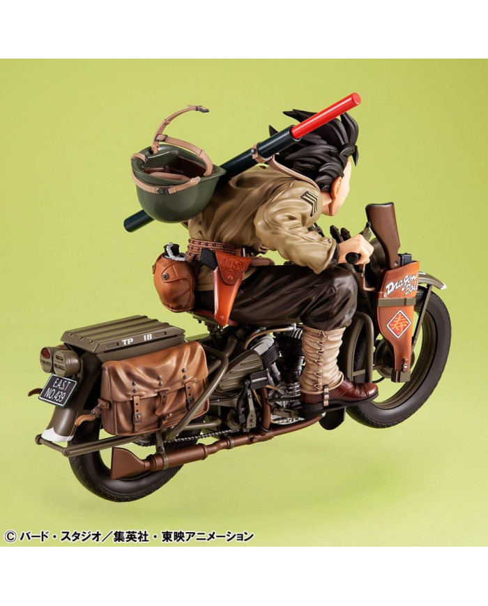 DRAGON BALL Z - Son Goku & Moto - Statuette Desktop Real McCoy 18cm