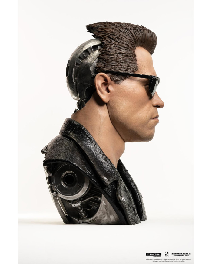 TERMINATOR 2 - T-800 Model 101 - Masque Scale Art 1/1 47cm