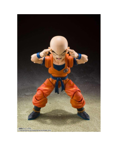 DRAGON BALL Z -Krillin "Earth Strong Man" -Figurine S.H. Figuarts 13cm