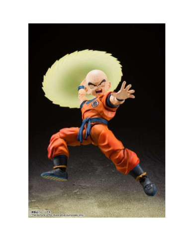 DRAGON BALL Z -Krillin "Earth Strong Man" -Figurine S.H. Figuarts 13cm