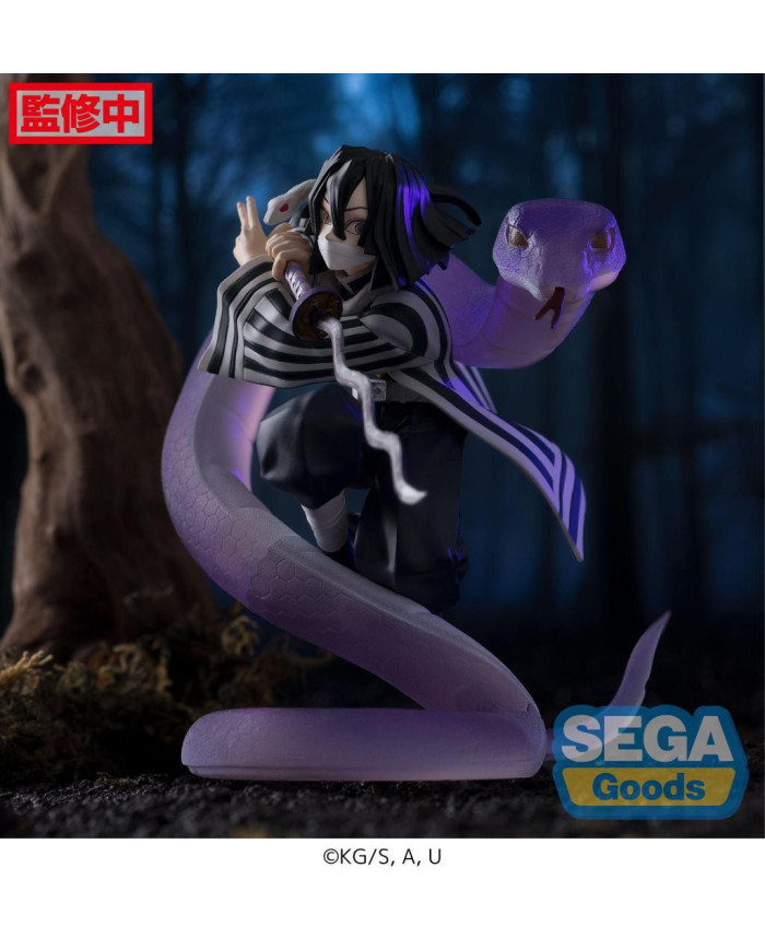 DEMON SLAYER - Obanai Iguro - Figurine Xross Link 14cm