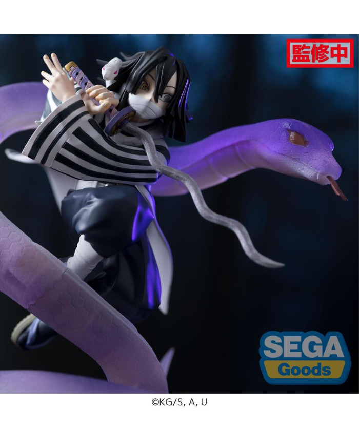 DEMON SLAYER - Obanai Iguro - Figurine Xross Link 14cm