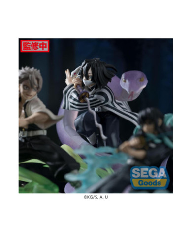 DEMON SLAYER - Obanai Iguro - Figurine Xross Link 14cm