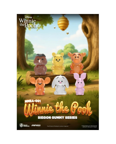 WINNIE L'OURSON - Ribbon Gummy Series -Set 24 Figurine Blind Box 3.5cm
