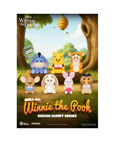 WINNIE L'OURSON - Ribbon Gummy Series -Set 24 Figurine Blind Box 3.5cm