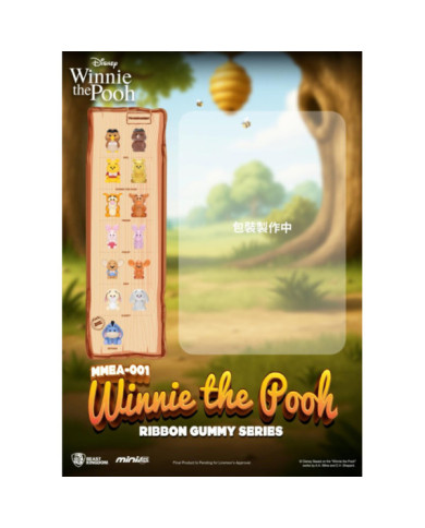 WINNIE L'OURSON - Ribbon Gummy Series -Set 24 Figurine Blind Box 3.5cm