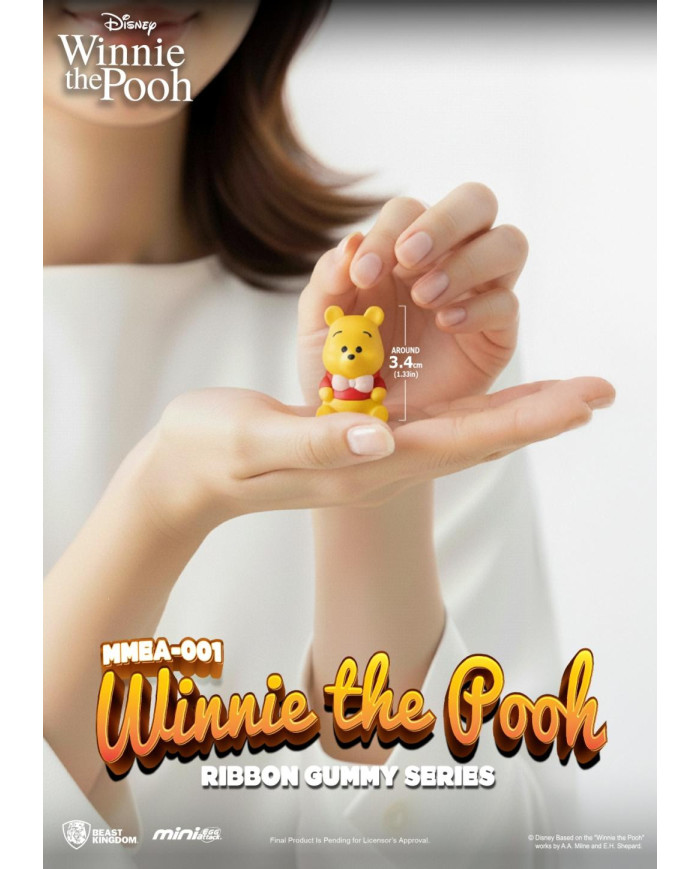 WINNIE L'OURSON - Ribbon Gummy Series -Set 24 Figurine Blind Box 3.5cm