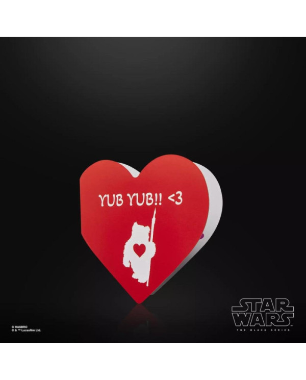 STAR WARS - Ewok (Valentine's Day Edition) -Figurine Black Series 15cm