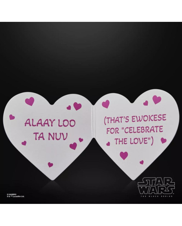 STAR WARS - Ewok (Valentine's Day Edition) -Figurine Black Series 15cm