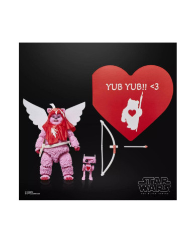 STAR WARS - Ewok (Valentine's Day Edition) -Figurine Black Series 15cm