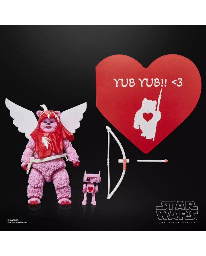 STAR WARS - Ewok (Valentine's Day Edition) -Figurine Black Series 15cm