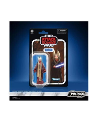 STAR WARS 2 - Shaak Ti - Figurine Vintage Collection 10cm
