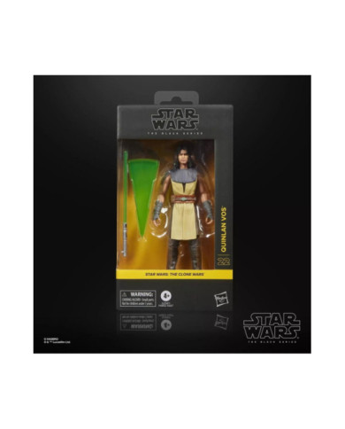 STAR WARS THE CLONE WARS - Quinlan Vos - Figurine Black Series 15cm