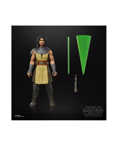 STAR WARS THE CLONE WARS - Quinlan Vos - Figurine Black Series 15cm