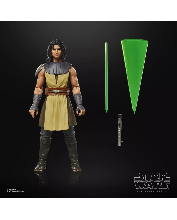 STAR WARS THE CLONE WARS - Quinlan Vos - Figurine Black Series 15cm
