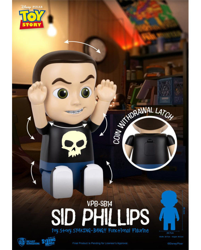 TOY STORY - Sid Phillips - Tirelire SYAKING-BANG 48.3cm