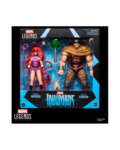 MARVEL - Inhumans Marvel's Medusa & Gorgon - Fig. Legends Series 15cm