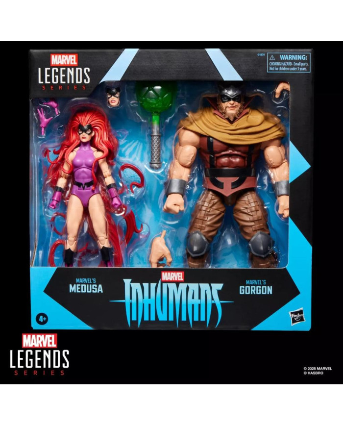 MARVEL - Inhumans Marvel's Medusa & Gorgon - Fig. Legends Series 15cm