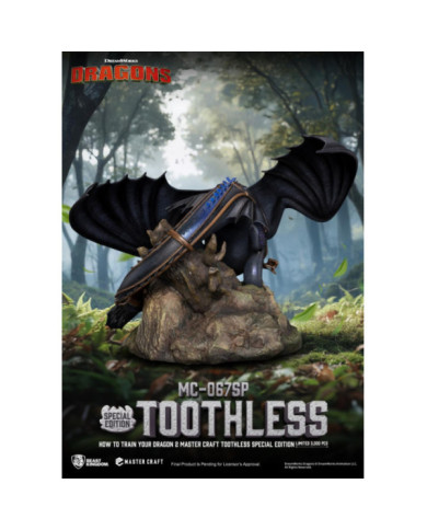 DRAGON 2 - Krokmou - Statuette Master Craft 38cm