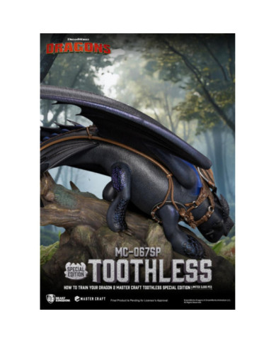 DRAGON 2 - Krokmou - Statuette Master Craft 38cm