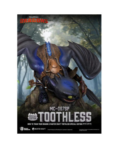 DRAGON 2 - Krokmou - Statuette Master Craft 38cm