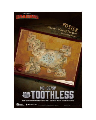 DRAGON 2 - Krokmou - Statuette Master Craft 38cm