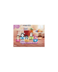 DISNEY - Cute Pal Pull Black Car - Set 6 Fig. Blind Box 5cm