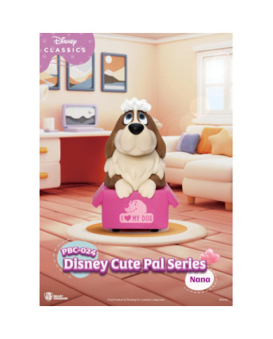 DISNEY - Cute Pal Pull Black Car - Set 6 Fig. Blind Box 5cm